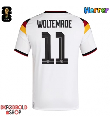 Tyskland Nick Woltemade #11 Hjemmebanetrøje VM 2026 Kort ærmer